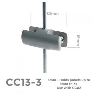 CC13-3 3mm Double Vertical Panel Holder