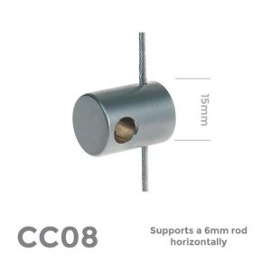 CC08 Supports a 6mm Rod