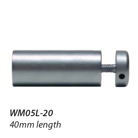 WM05L-20 16mm Diameter Satin Chrome Standoff