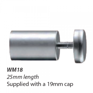 WM18 16mm Diameter Standoff 25mm Length with 19mm Cap