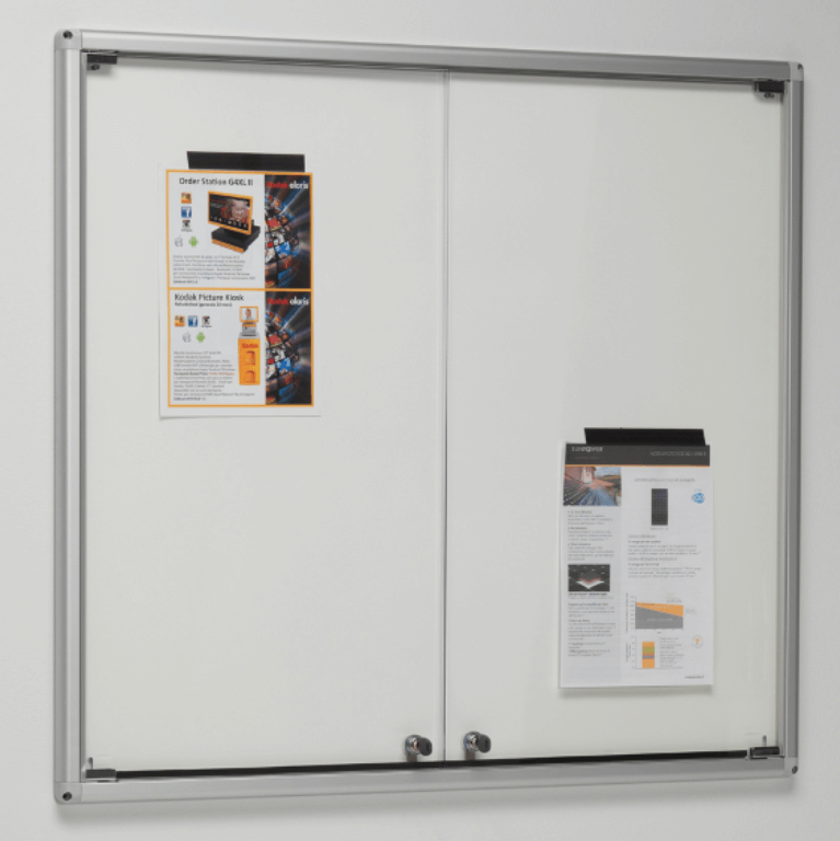 B198 Wall Mounted Information Display Cabinet