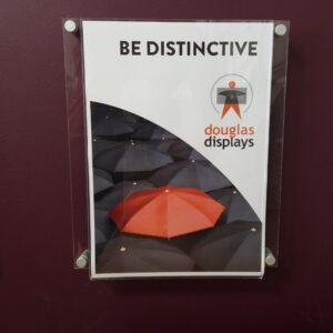 Acrylic Pockets for Wall Mounted Display Systems